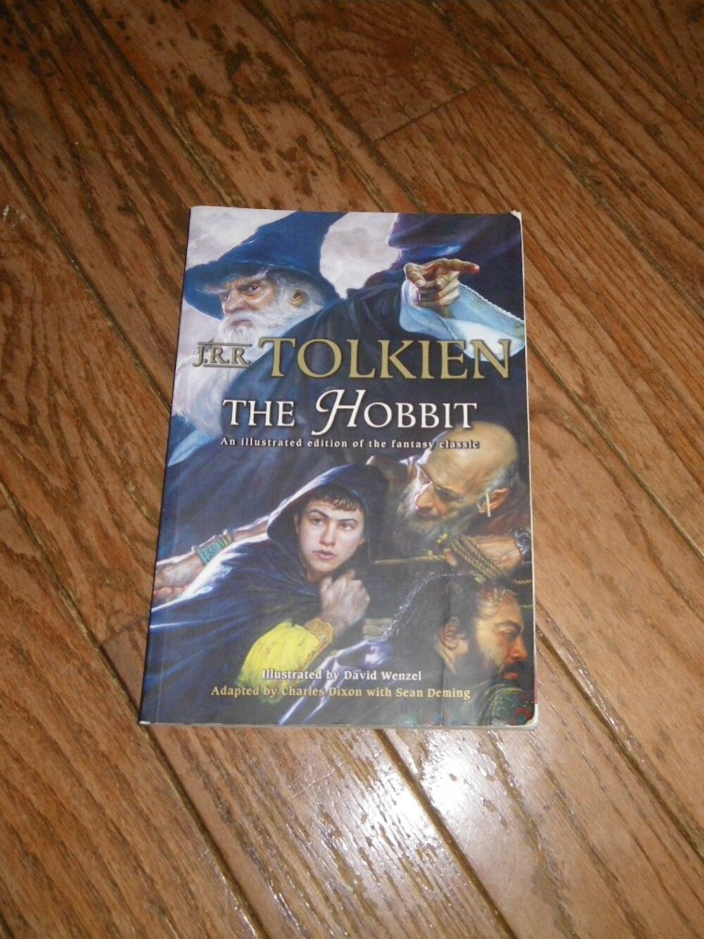 J.R.R. Tolkien The Hobbit Illustrated Edition Softback Book Graphic Novel